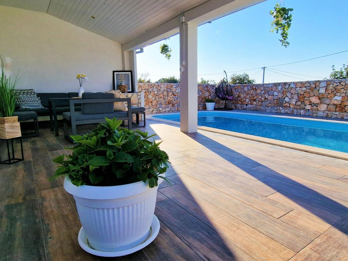 Anas Lagoon Holiday House With Pool At Azure Beach Drvenik Mali Exterior foto