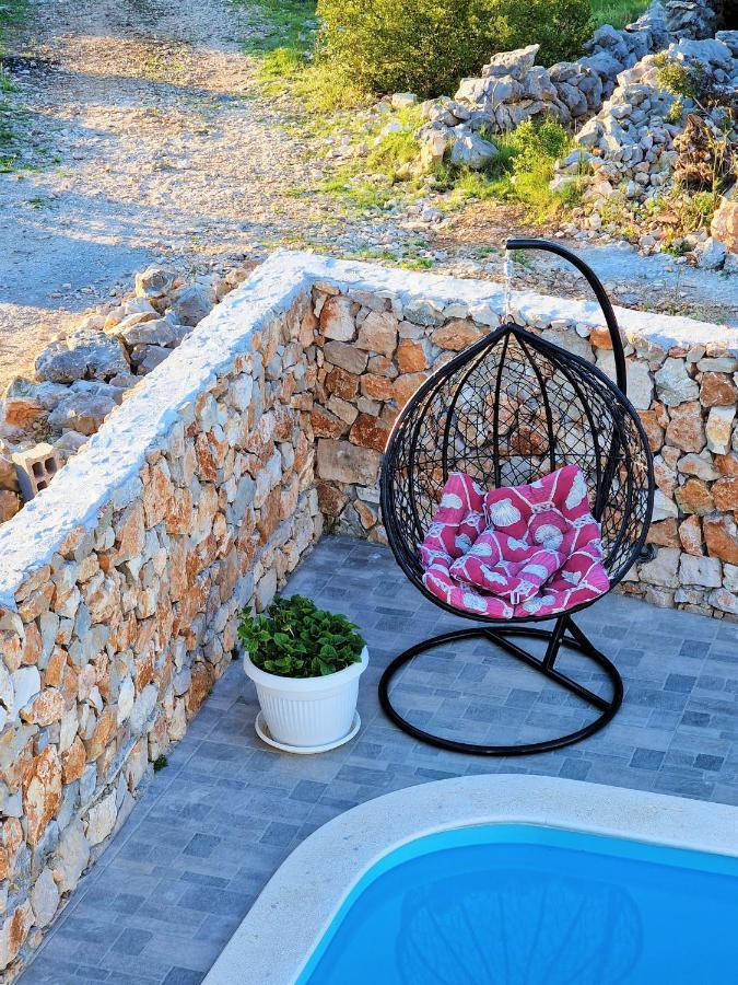 Anas Lagoon Holiday House With Pool At Azure Beach Drvenik Mali Exterior foto